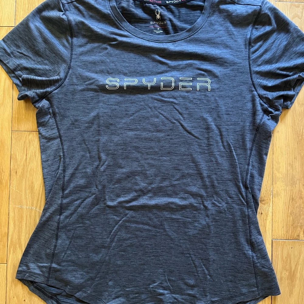 Spyder Women's Charcoal Short Sleeve Tee
